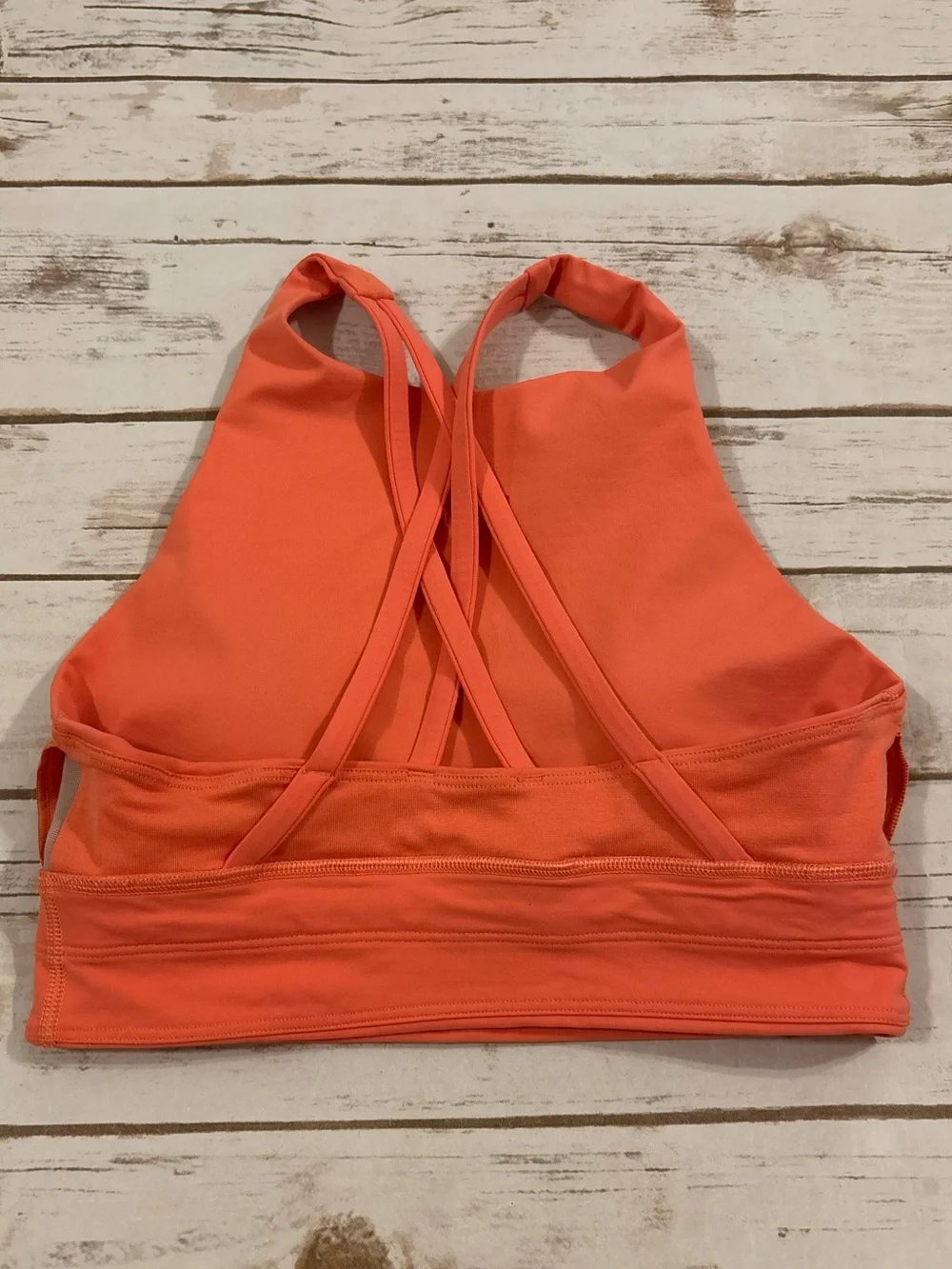 Lululemon Energy High-Neck Longline Bra *Medium Support B–D Cups Raspberry Cream